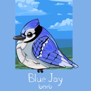 Blue Jays Borb Drawing